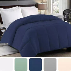 Colorful River Silver Recron Fiber Comforter Dovet