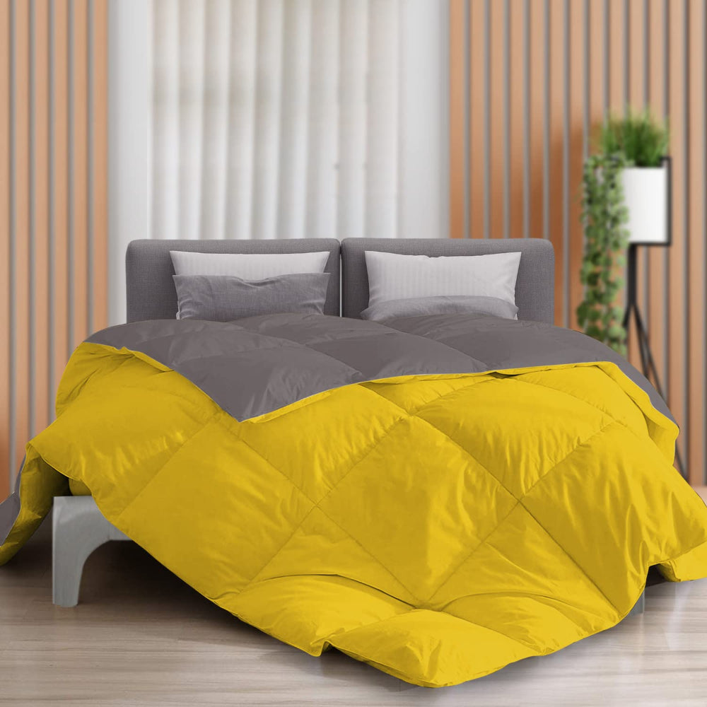 Colorful River Silver Recron Fiber Comforter Dovet
