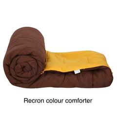 Colorful River Silver Recron Fiber Comforter Dovet